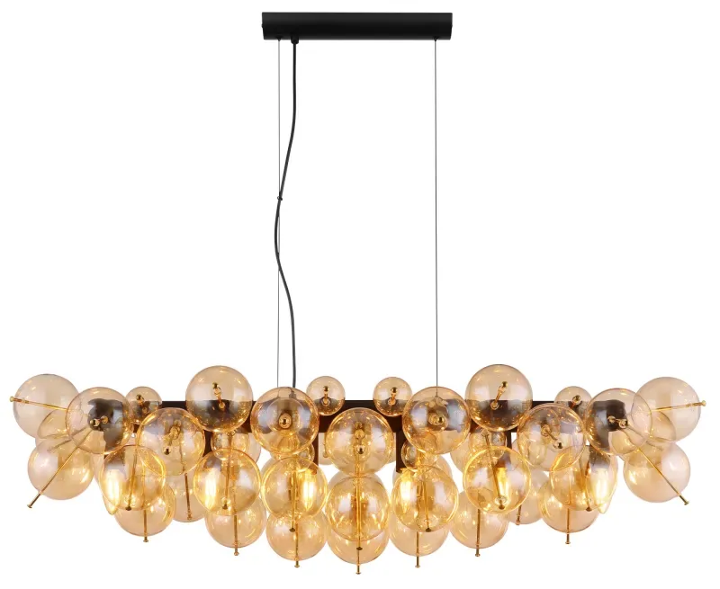 Globo Lighting - Udo 120cm - Taklampa - Amber