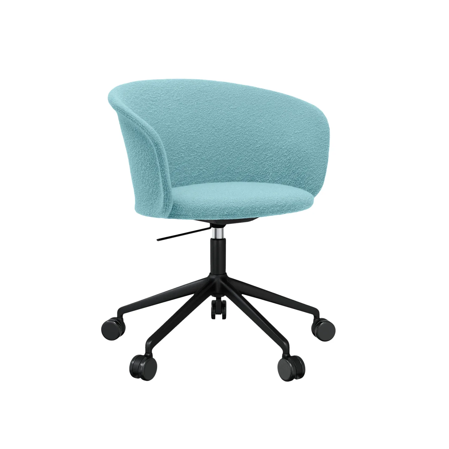 HEM - Kendo Swivel Chair 5-star Castors - Icicle/Black - Kontorsstolar - Sabine Marcelis,LucidiPevere - Blå - Metall/Trä/Skum/Plast/Ull