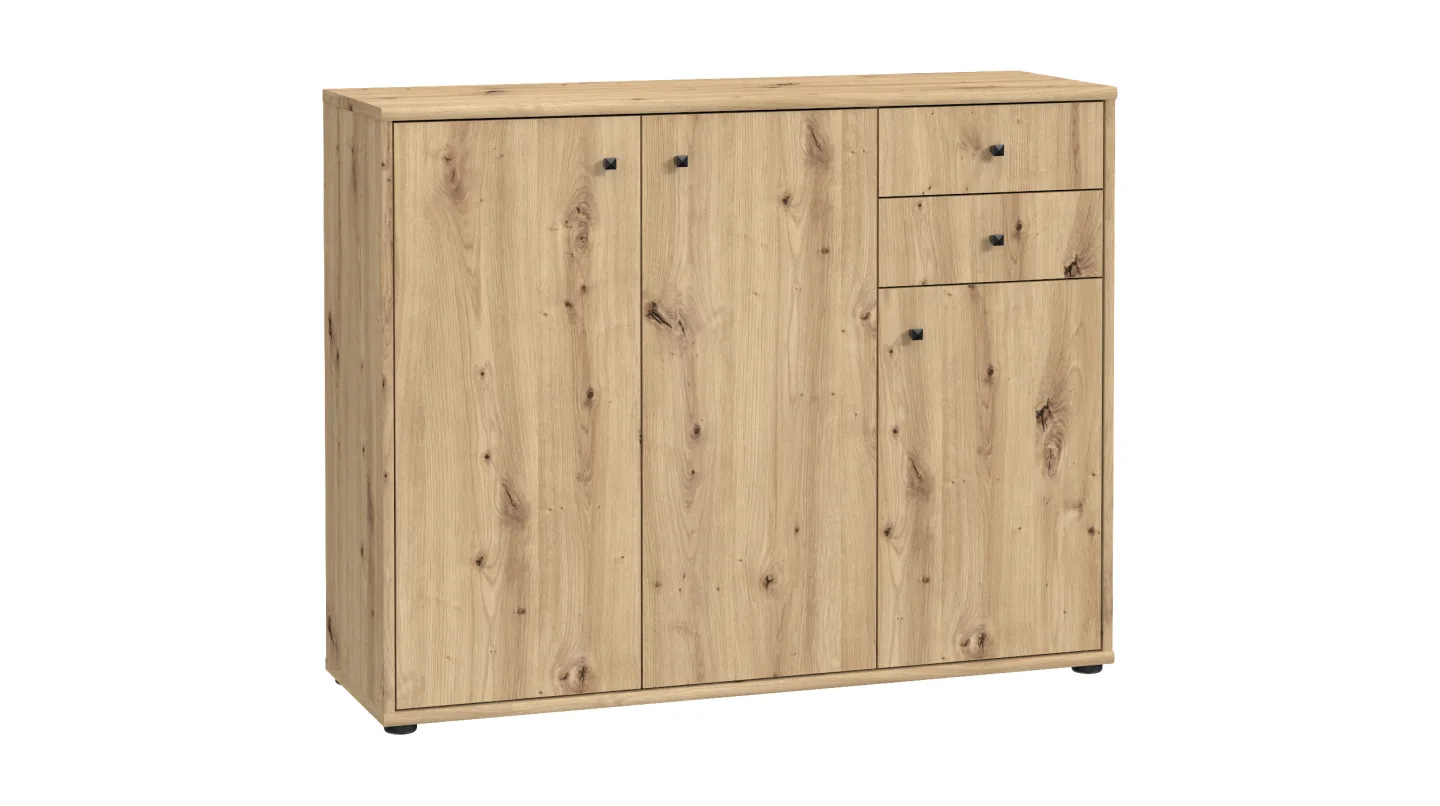 Kommode mit Schubladen Artisan Eiche 109 cm - TEMPRA