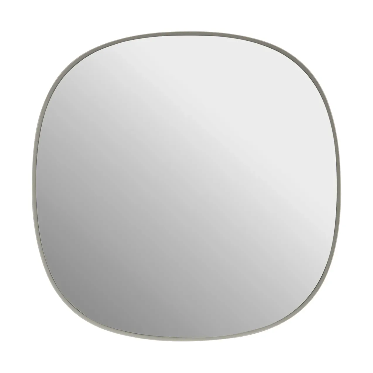 Muuto Framed Spiegel Grey-clear, 40x40 cm