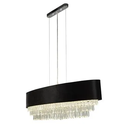 Searchlight - Glamour 100cm - Taklampa - Svart