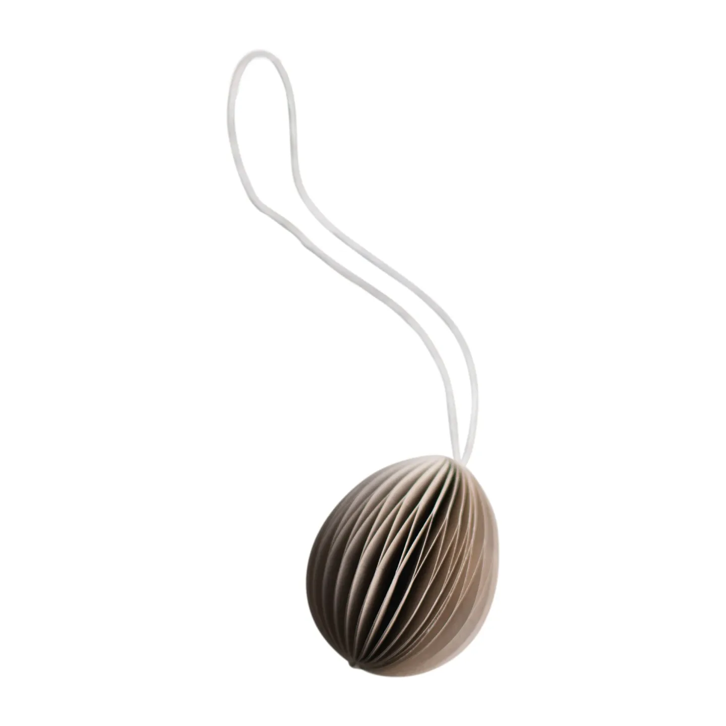 DBKD Ovoid Osteranhänger Papier small 4cm Sand