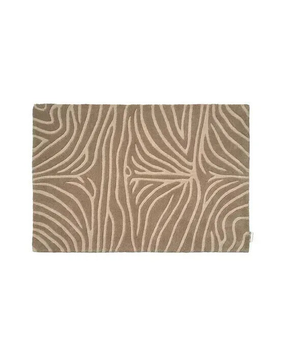 Zebra dørmåtte beige