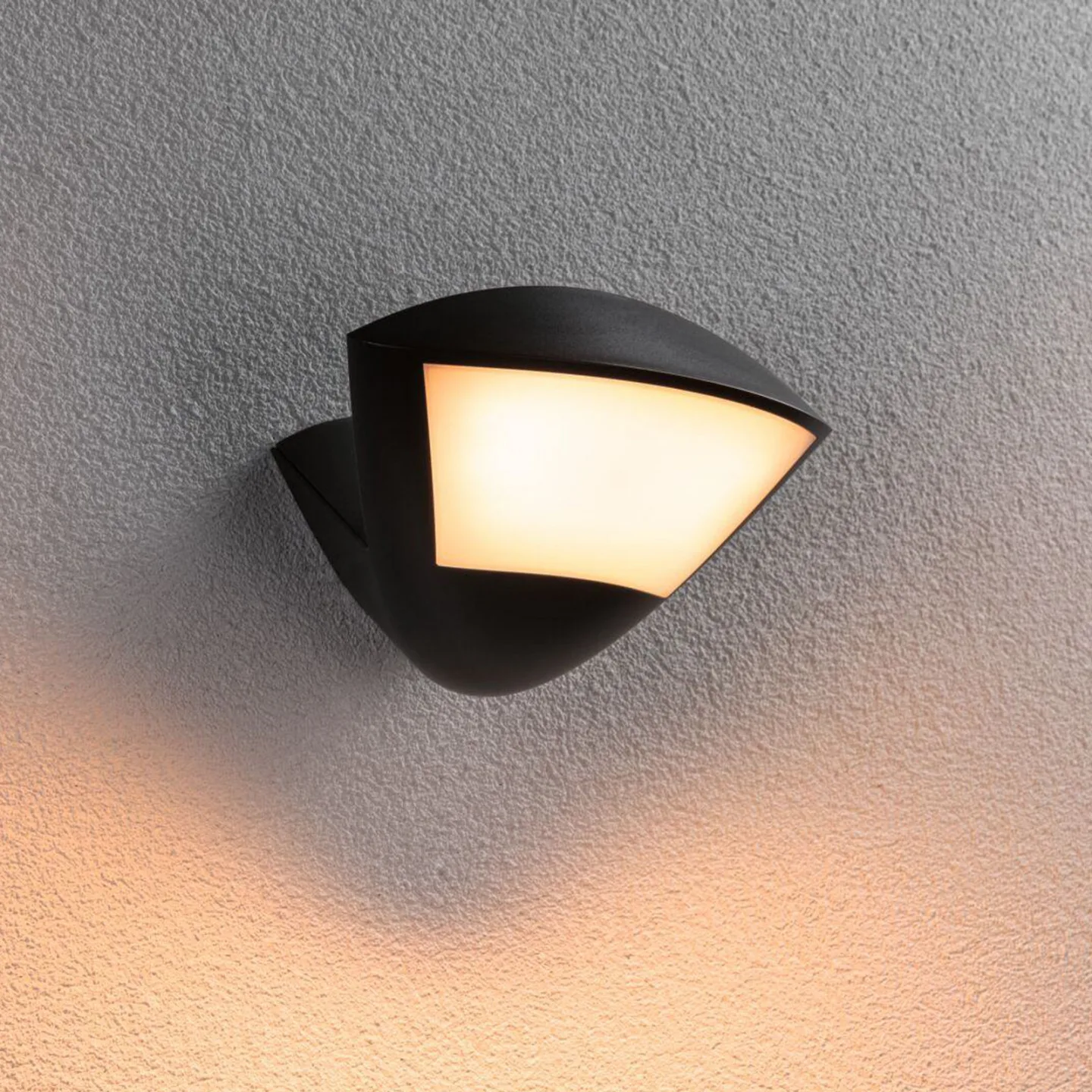 Skyla Udendørs Væglampe Zigbee SWR Antracit - Paulmann - Moderne - Aluminium - Med én lyskilde