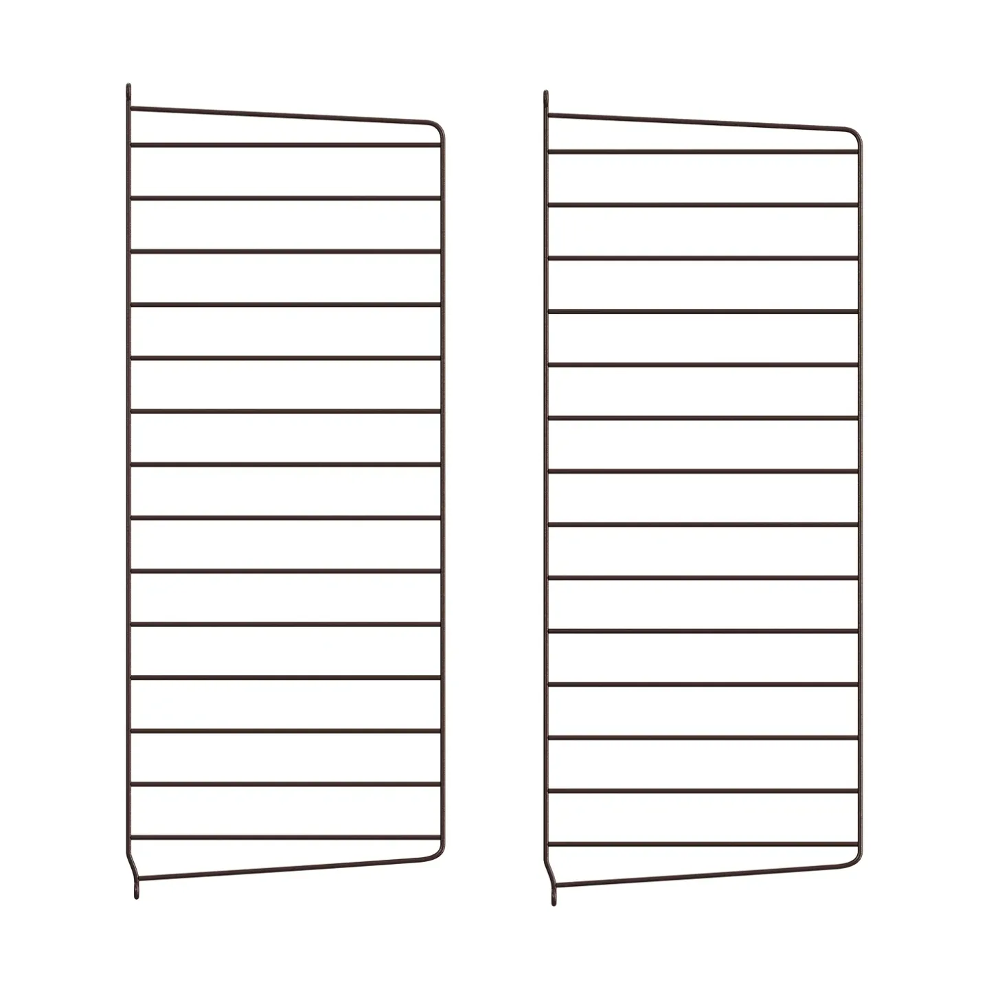 String String Wandleiter Dunkelbraun, 75x30 cm, 2-teilig