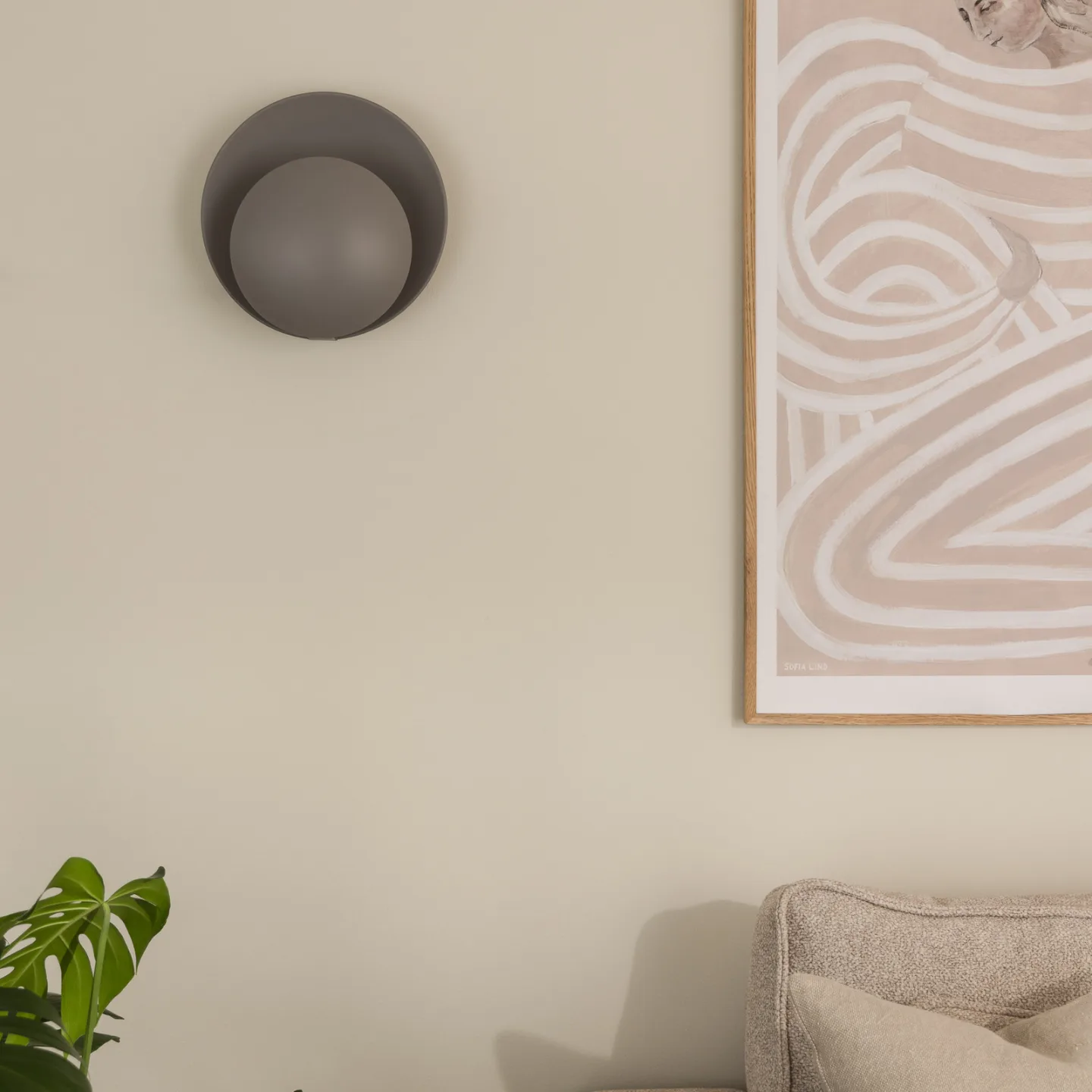 Globen Lighting Orbit vägglampa Grå