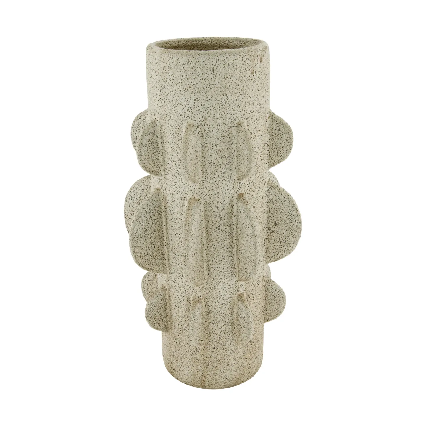 Decofinder Vase Keramik, Grau | Schubiger Möbel