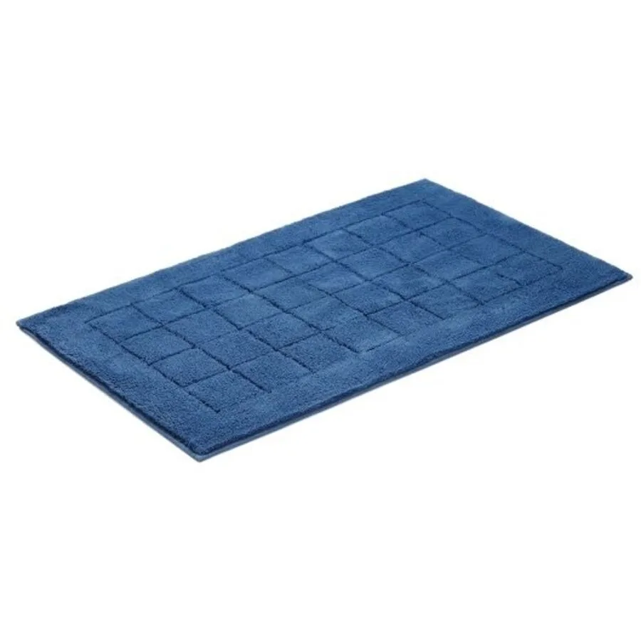 Vossen Badteppich Exclusive deep blue Baumwolle 67 x 120 cm Rechteckig