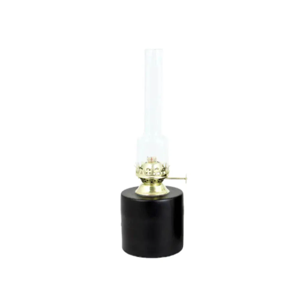 Fotogenlampa Rak Svart Liten Ø 8 x 25 cm