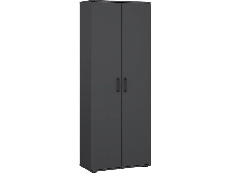 Schuhschrank LUXA 24 Paar Schuhe 2 Türen graphite gray
