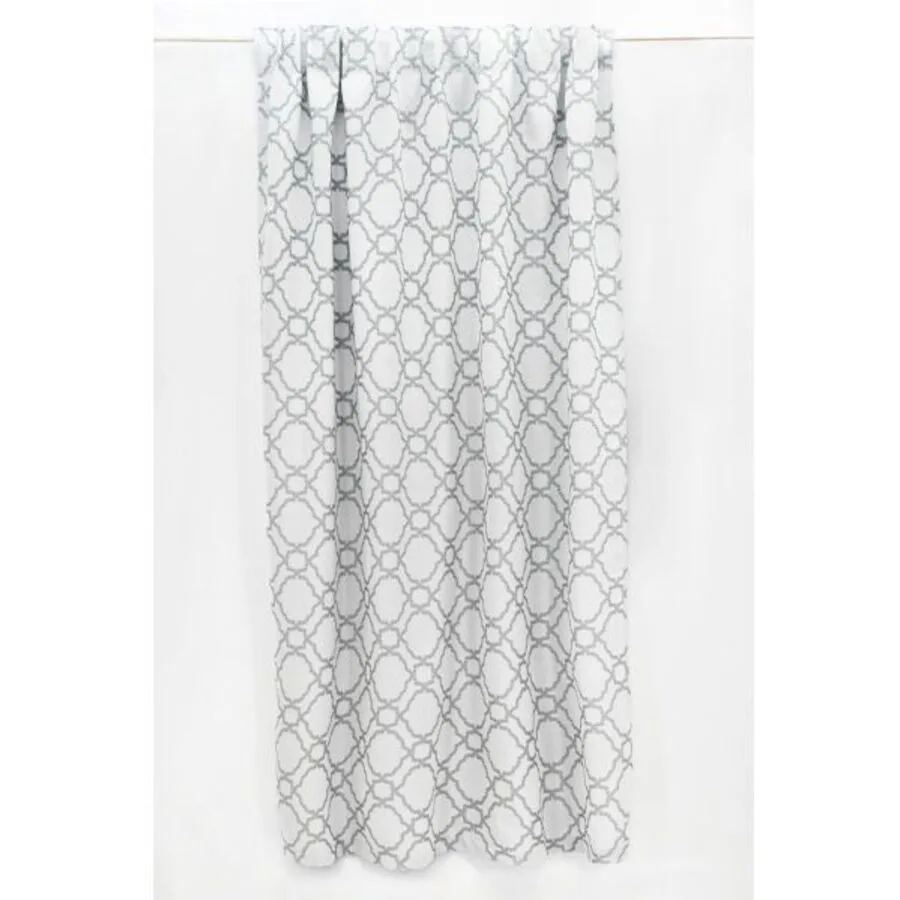 Mary rose Vorhang Chloe Silver Polyester B 135 cm Blickdicht