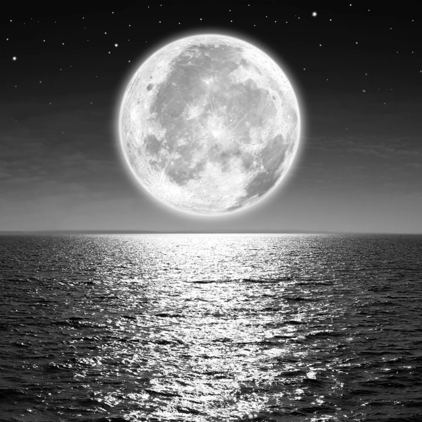 image LAND Alubild Vollmond | Schubiger Möbel