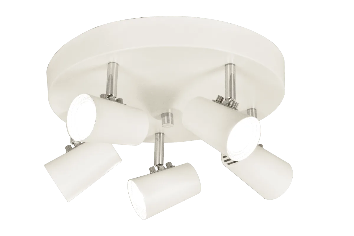 Aneta Lighting - Pilot 5 - Spotlight - Vit