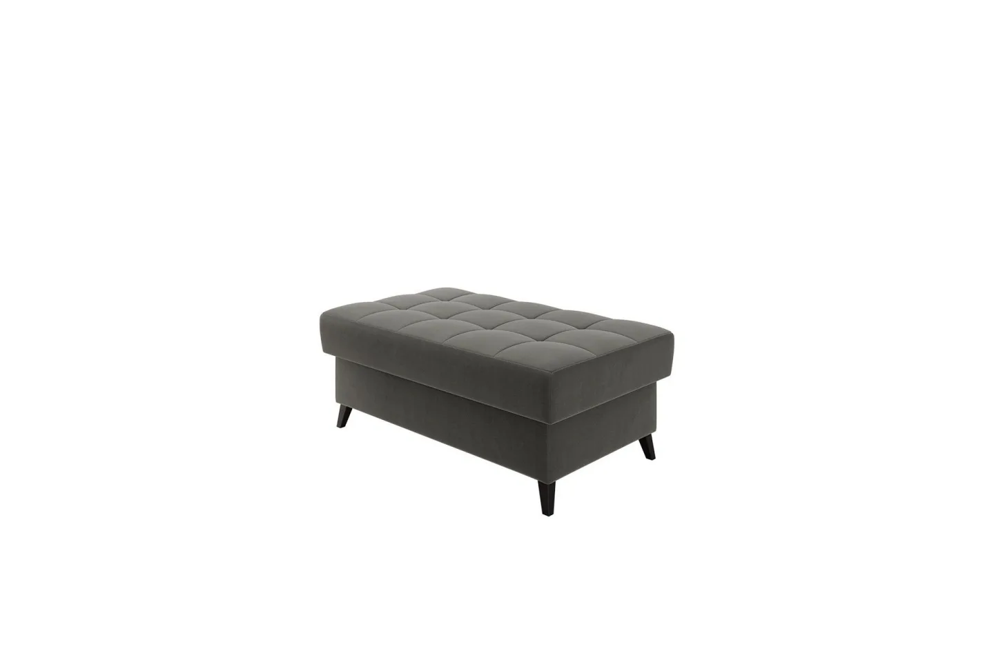 Amshyttan Fotpall 106 cm - Grå/Mörkgrå