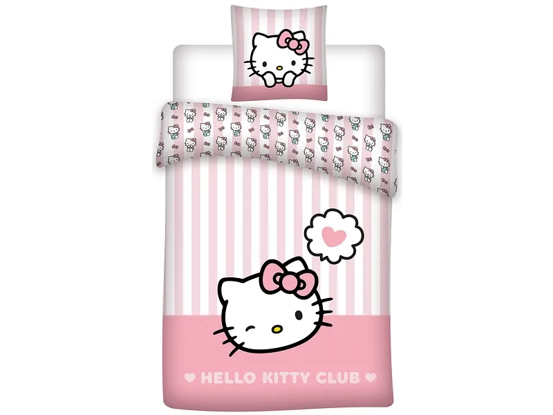 Bettwäsche HELLO KITTY 160x210cm + 1*65x100cm baumwolle