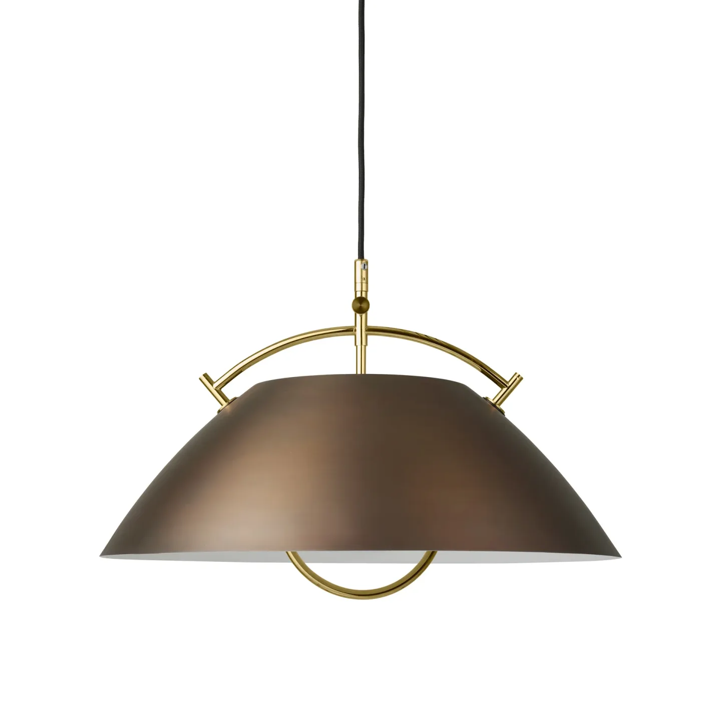 Carl Hansen & Søn HJW37 The Pendant Birthday Edition Antik mässing, med hiss, Ø51 cm