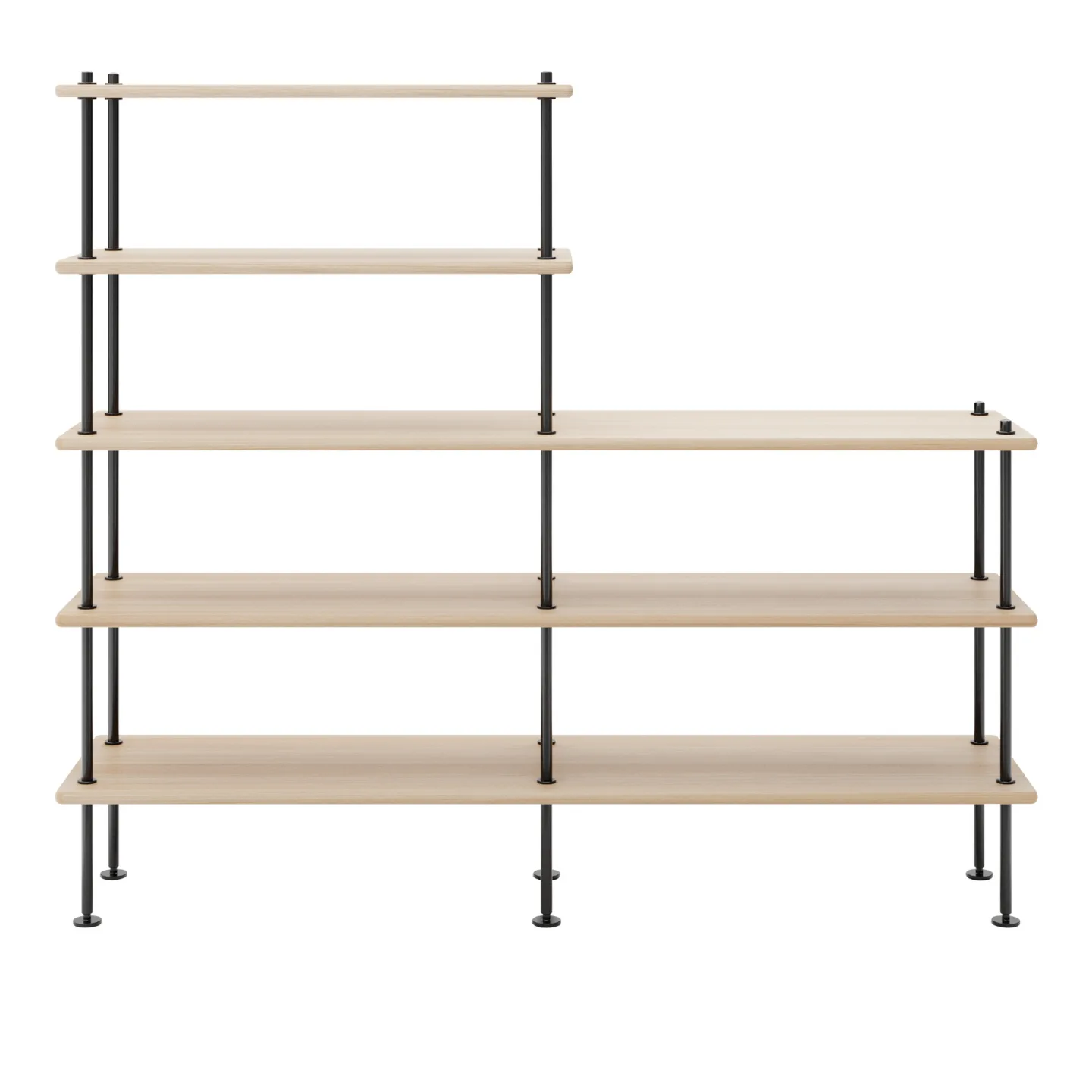 Carl Hansen - BM0253 150 x 69 cm, Oljad Valnöt - Hyllor - Børge Mogensen - Träfärgad - Metall/Trä