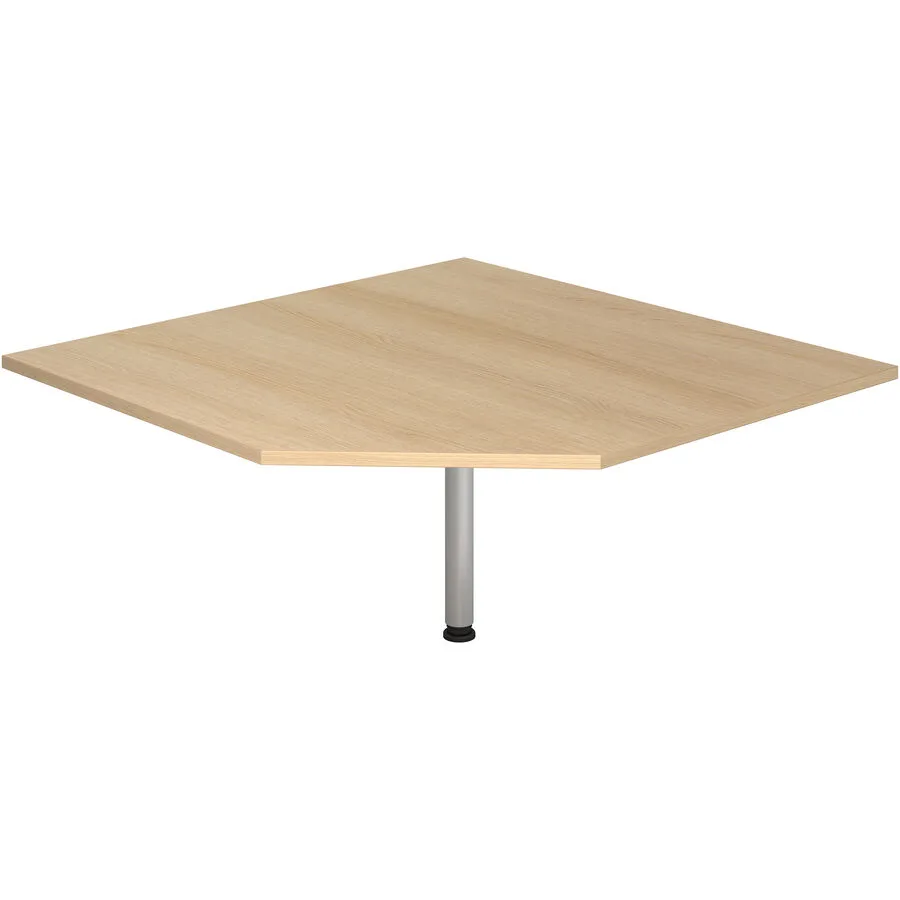 Anbautisch Office eiche Holzwerkstoff B 120 T 120 cm