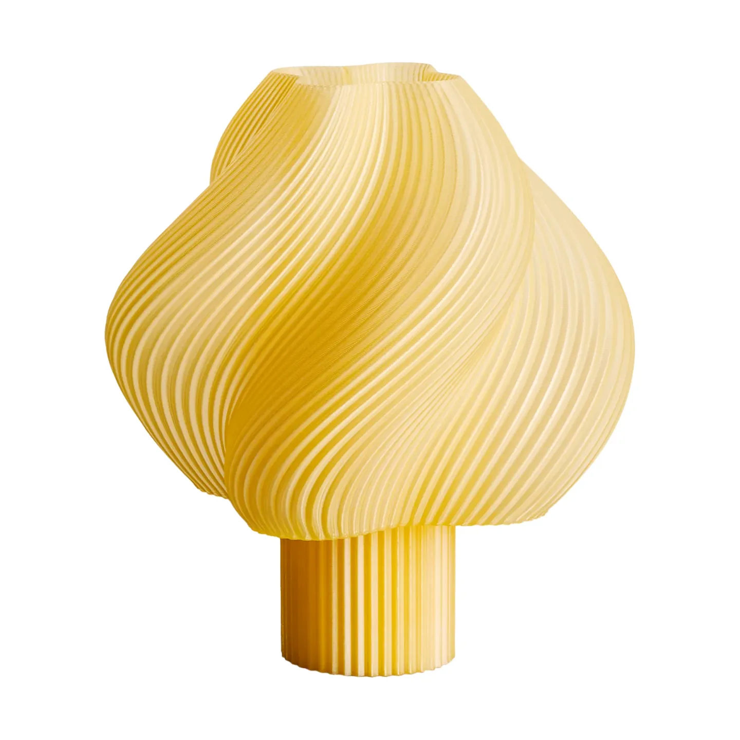 Crème Atelier Soft Serve tragbare Tischleuchte Limoncello Sorbet, 23 cm