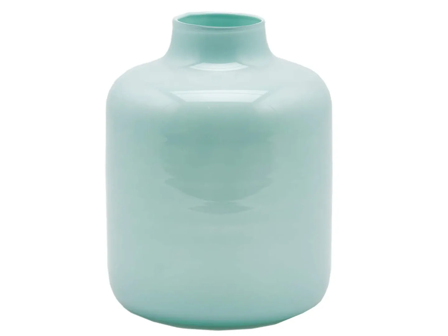 Edg Vase Glas Eisblau H: 22 cm | Schubiger Möbel