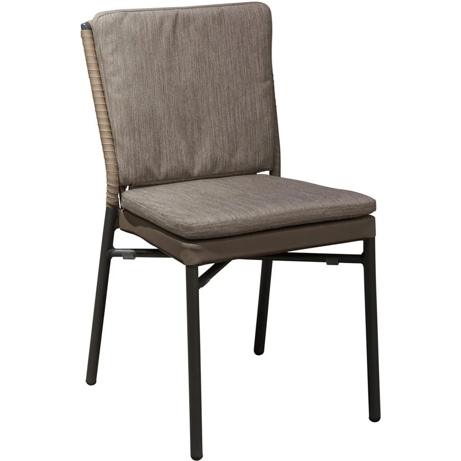 Gartenstuhl Thalis anthrazit Aluminium T 48 cm