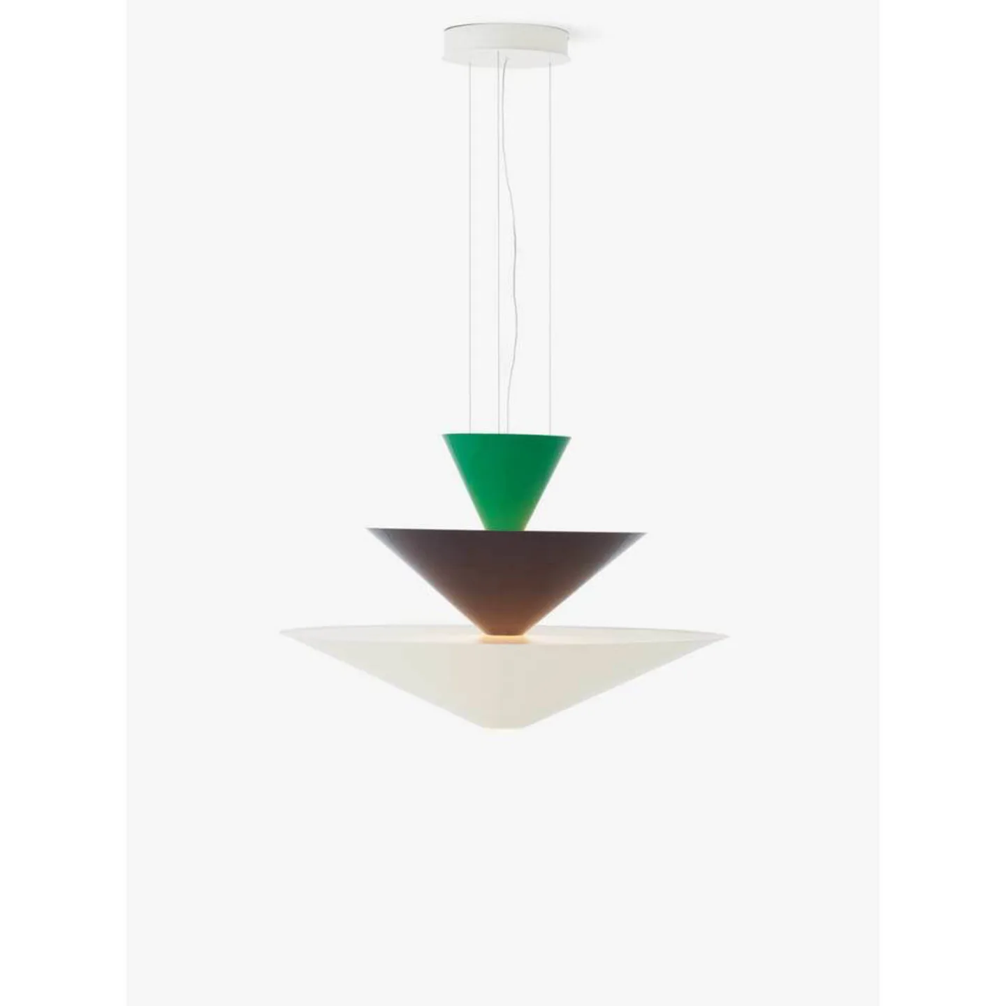 &Tradition Gio LN15 pendel Ø92 cm Signal green-deep blue-ecru