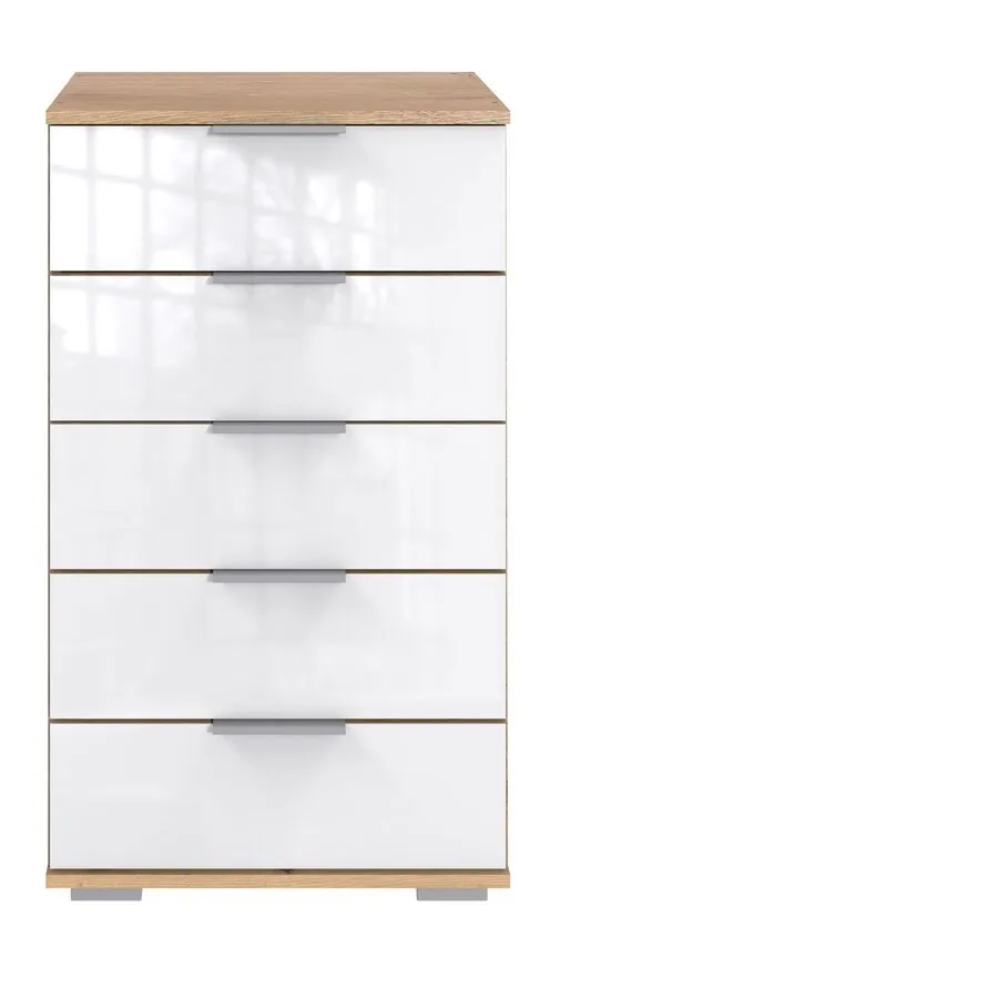 Kommode Peyton C weiss Holzwerkstoff B 49 H 102 cm