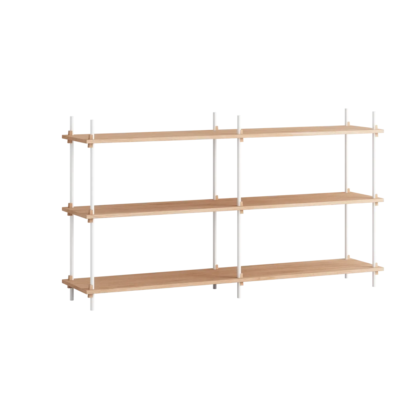 MOEBE Moebe shelving system s.85.2.B Eiche-weiß