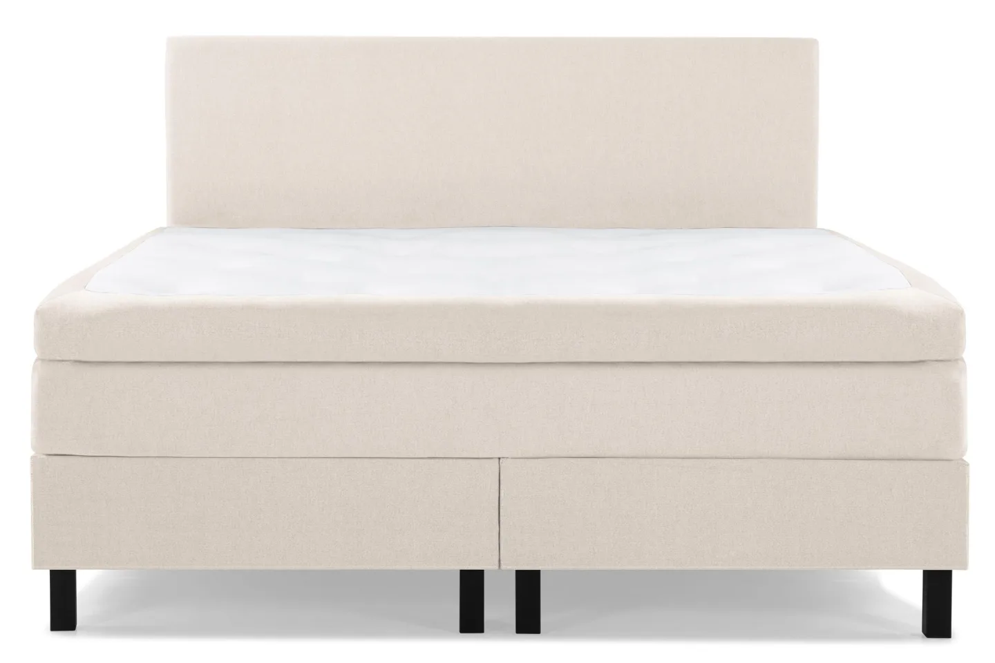 Lucky Komplett Sängpaket 180x200 Polyeter Slät Sänggavel - Beige