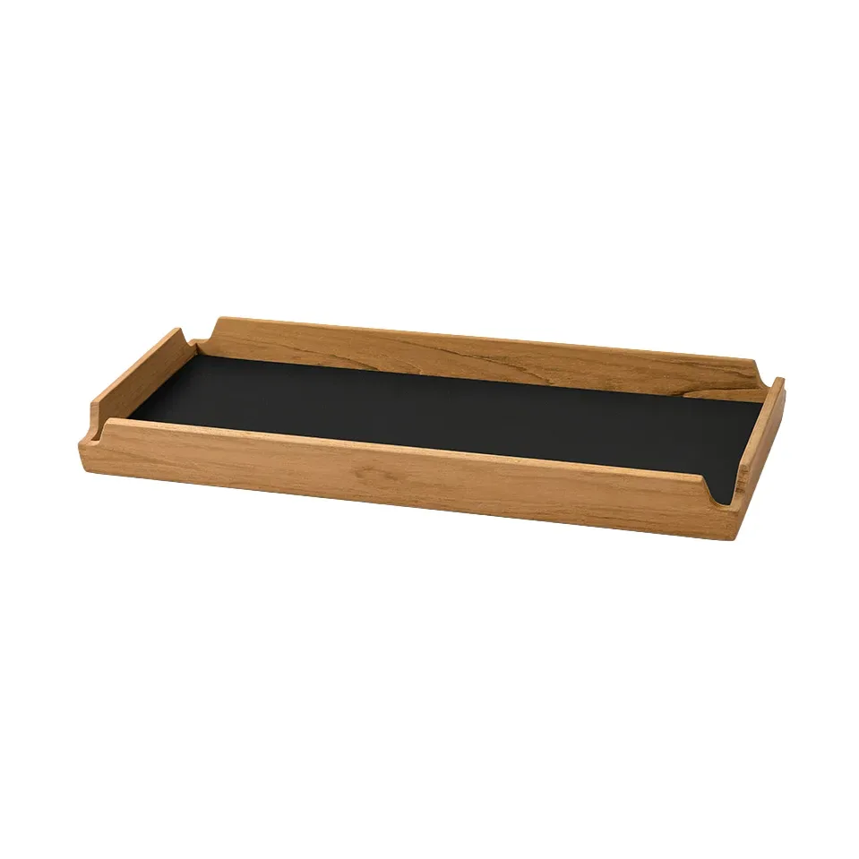 LIND DNA Airy Nupo Tablett Black ink-teak, slim