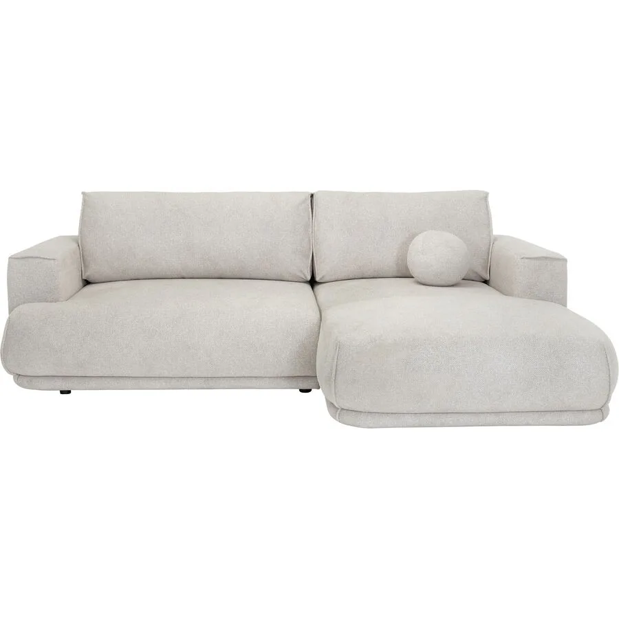 Ecksofa Divo Rechts Stoff Beige B 270 T 170 cm