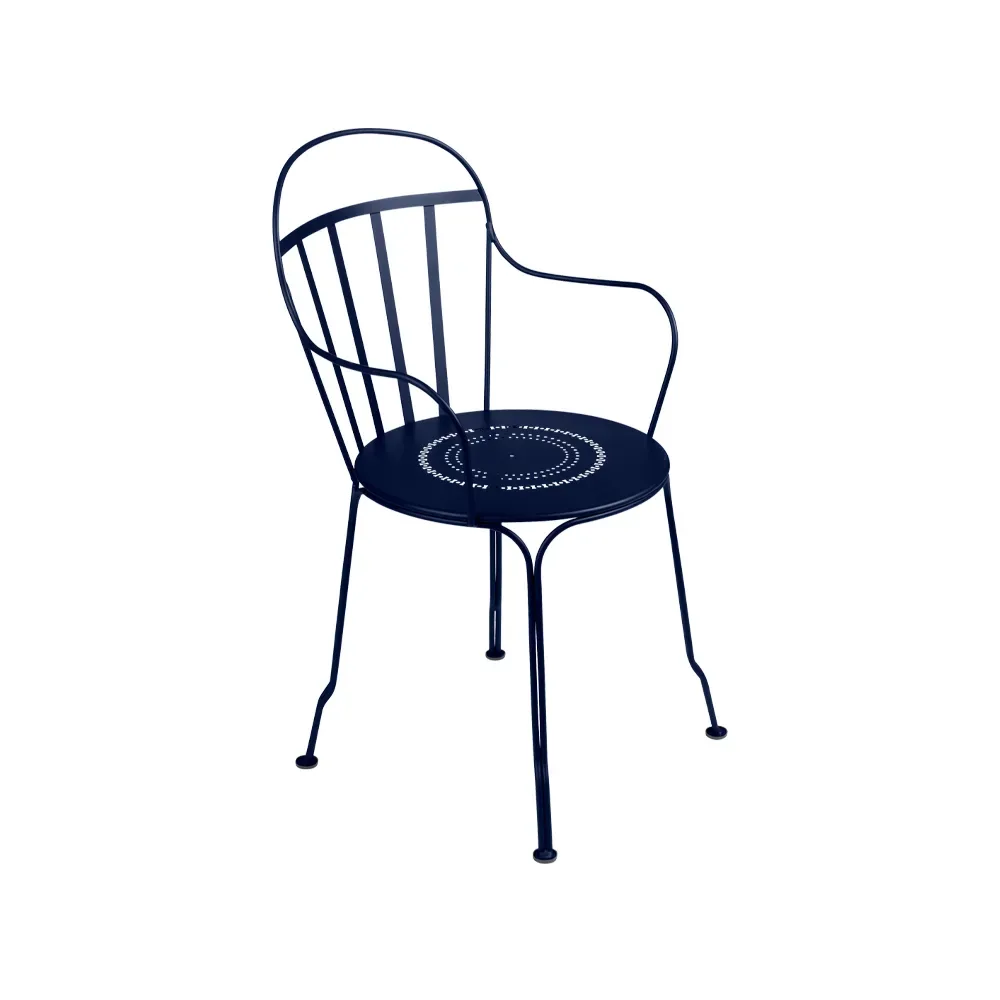 Fermob Louvre karmstol Deep blue (blå)
