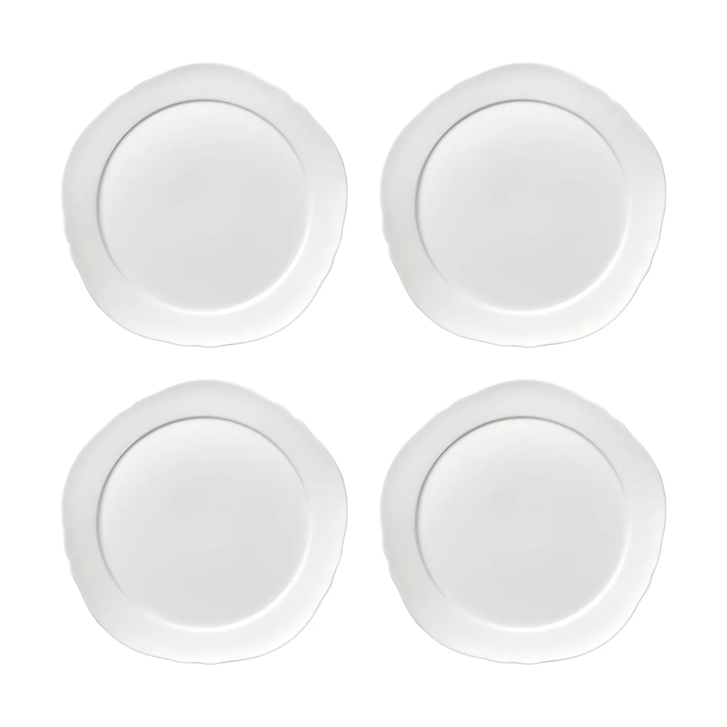 Serax Silhouette Teller M Ø23,5 cm 4er pack White