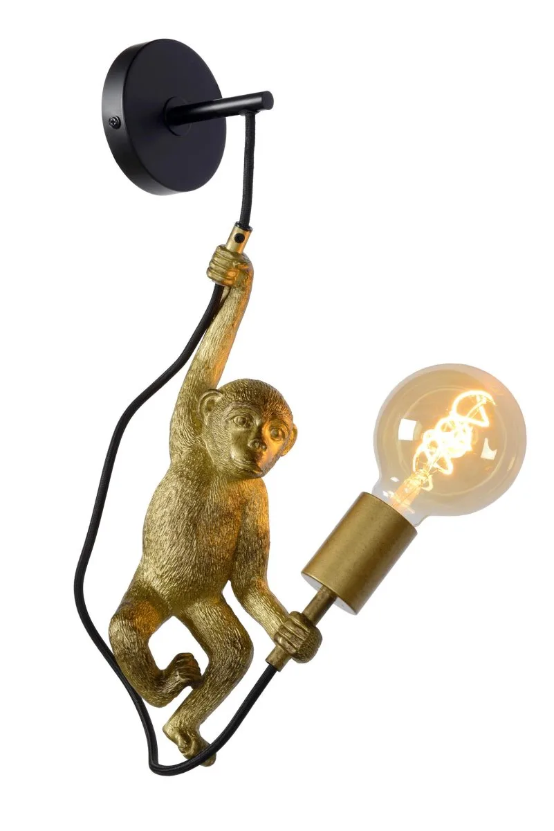 Lucide - Extravaganza Chimp 48cm - Vägglampa - Svart