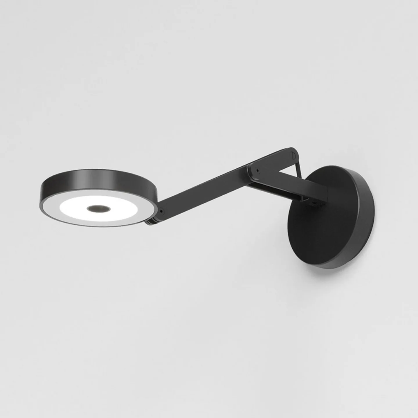String W0 Vägglampa DTW Matt Black/Black - Rotaliana String W0 DTW - Vardagsrum - Design - Metall - Med en ljuskälla