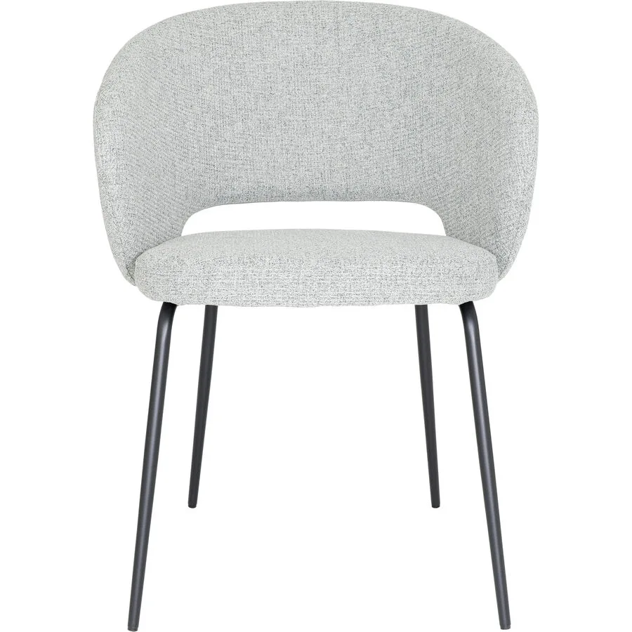 Stuhl Bivino grau Stoff