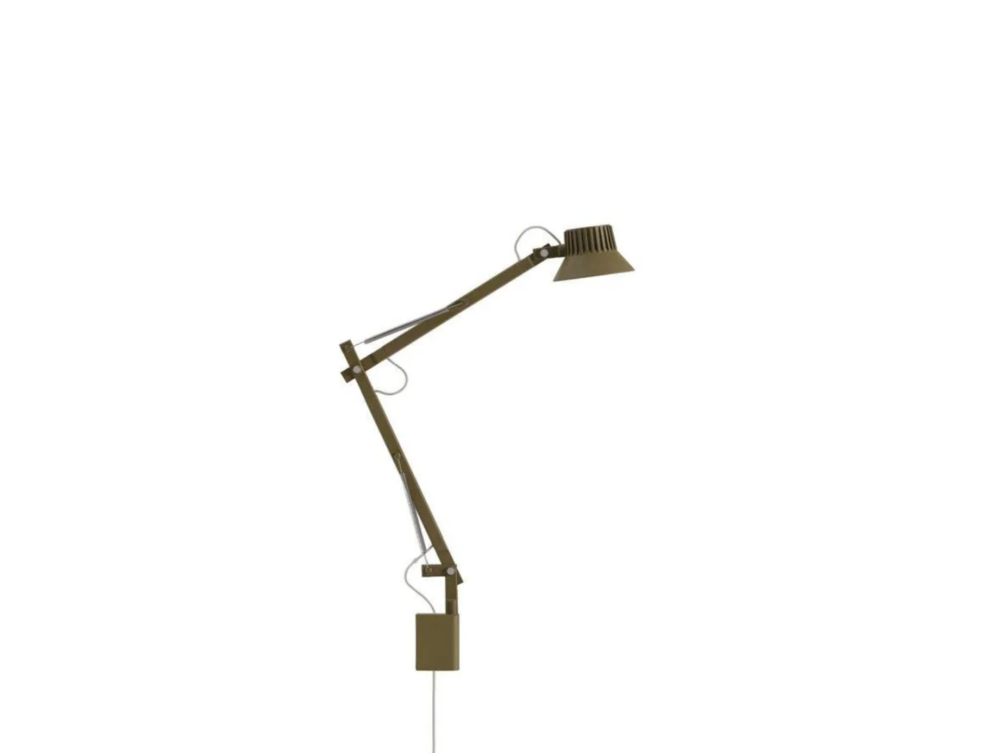 Dedicate Vägglampa S2 Brown Green - Muuto - Arbetsrum / hemkontor - Aluminium