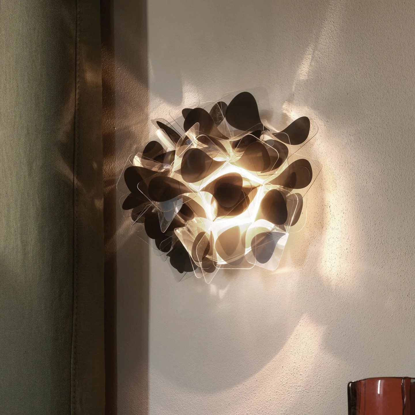 Cliza Vägglampa Mama Non Mama Black - Slamp Clizia Mama Non Mama - Vardagsrum - Design - Plast