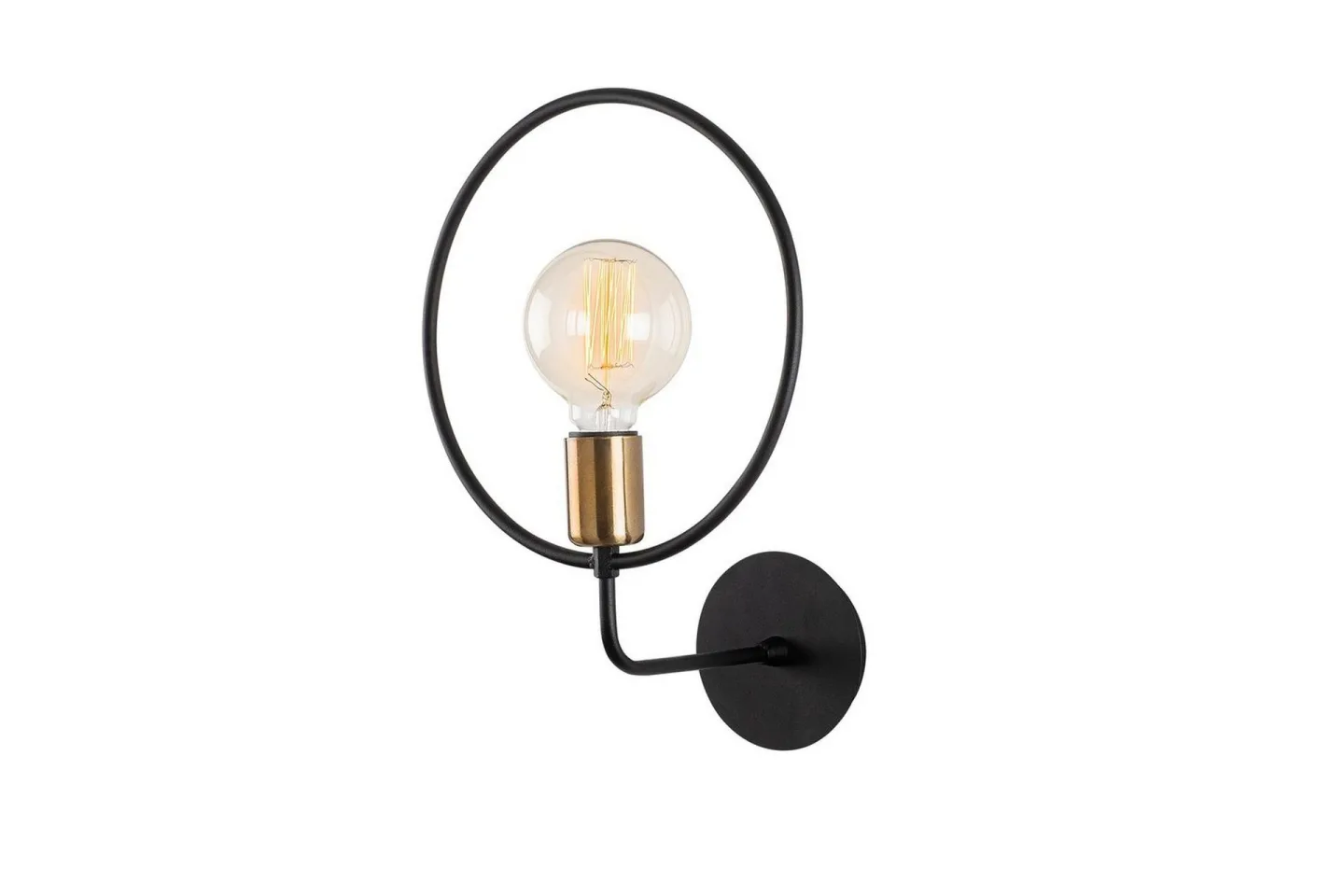 Vägglampa Sufia svart - Svart
