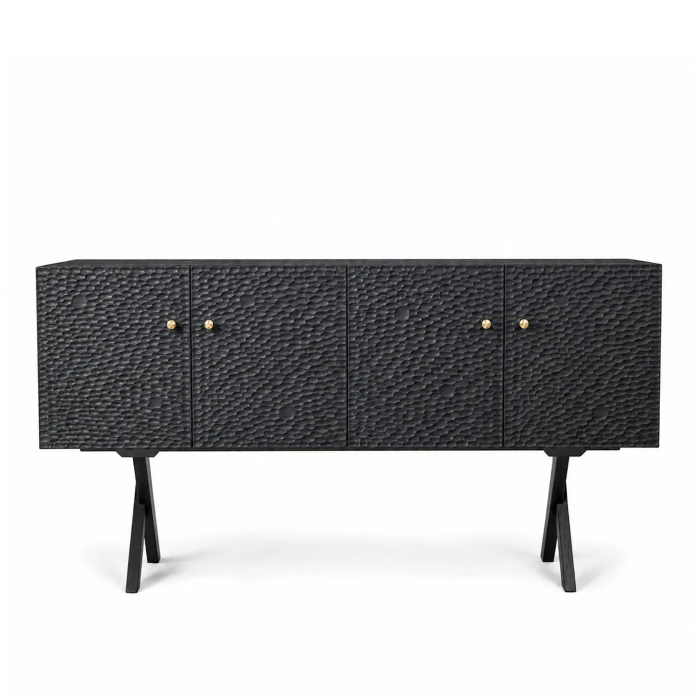 Zanat - Touch sideboard 172 cm massivt trä/svartbetsad lönn - Skänkar och sideboards - Studioilse - Svart - Trä