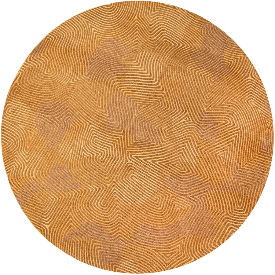 Teppich Coral Gold Polyester 240 cm 240 cm