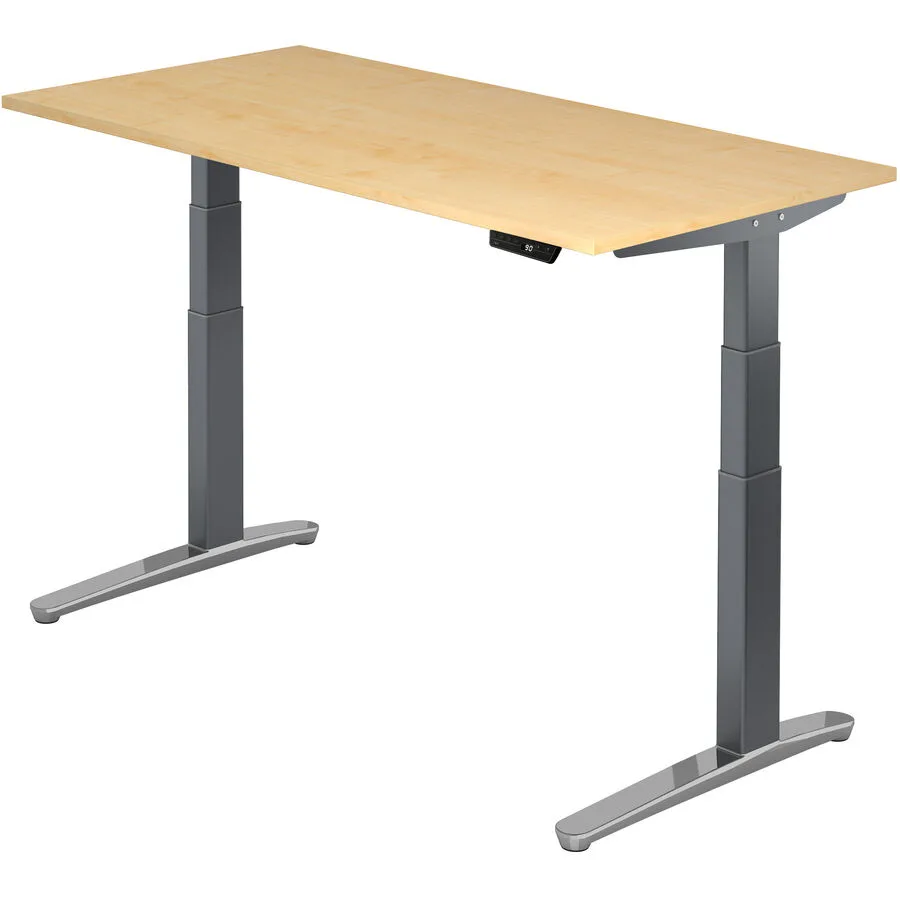 Schreibtisch Office Ahorn Dekor Holzwerkstoff B 160 T 80 cm