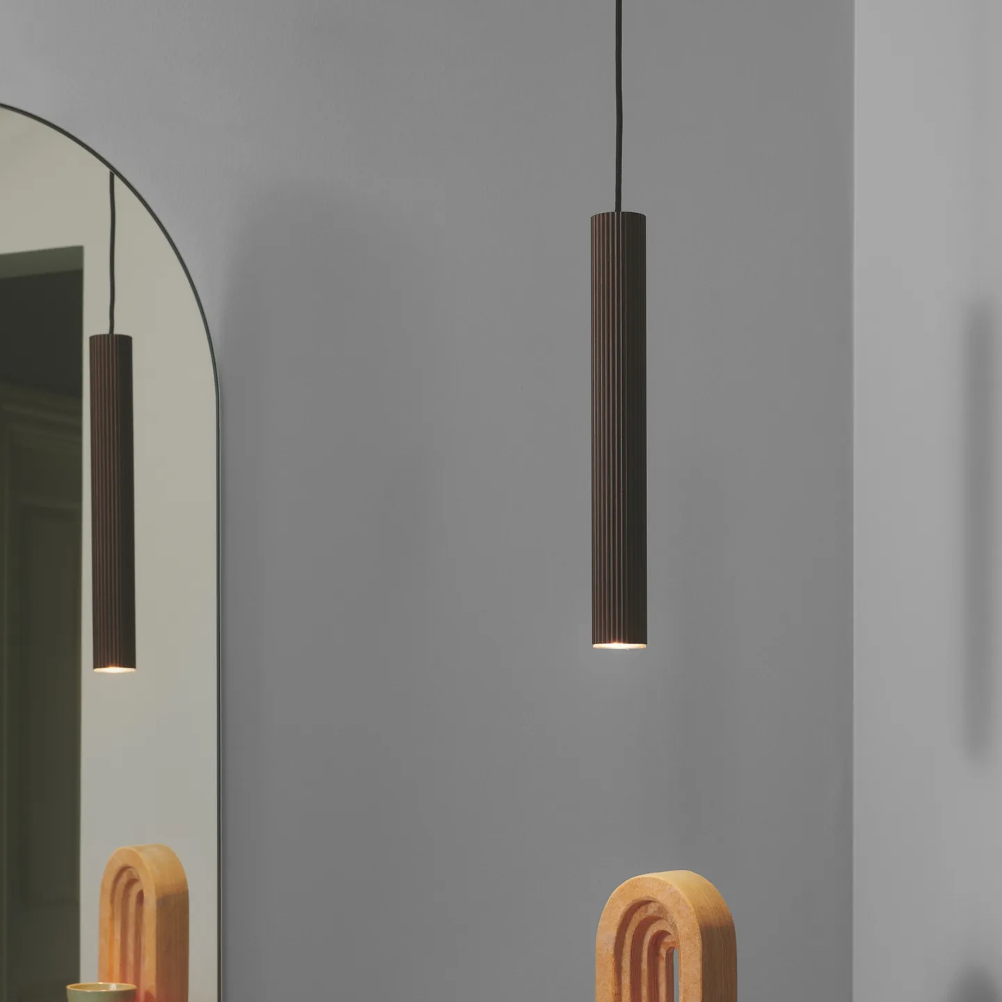 Vico Pendelleuchte Metallic Brown - Nordlux - Esszimmer - Aluminium - Einflammig
