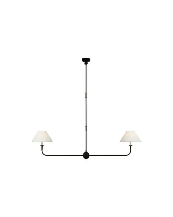 Piaf 2L loftlampe, patineret jern