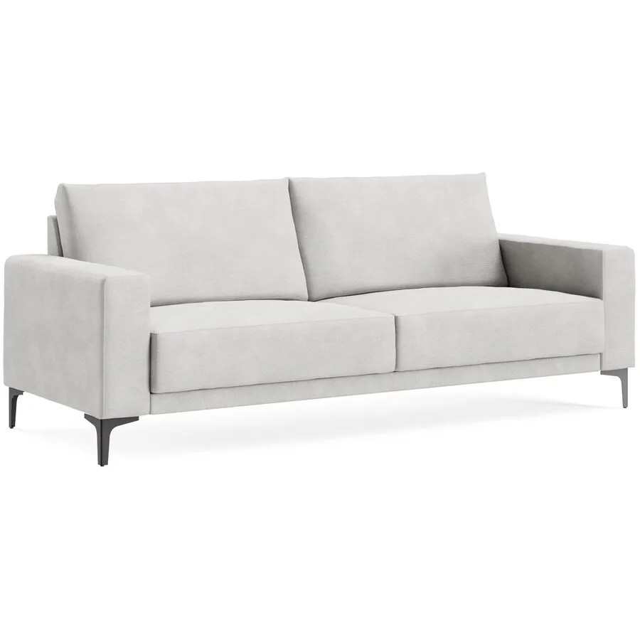 Sofa Bivio Ohne MOVIE - 3/1 light grey B 214 T 88 cm - Möbel Konfigurator: Traummöbel individuell zusammenstellen