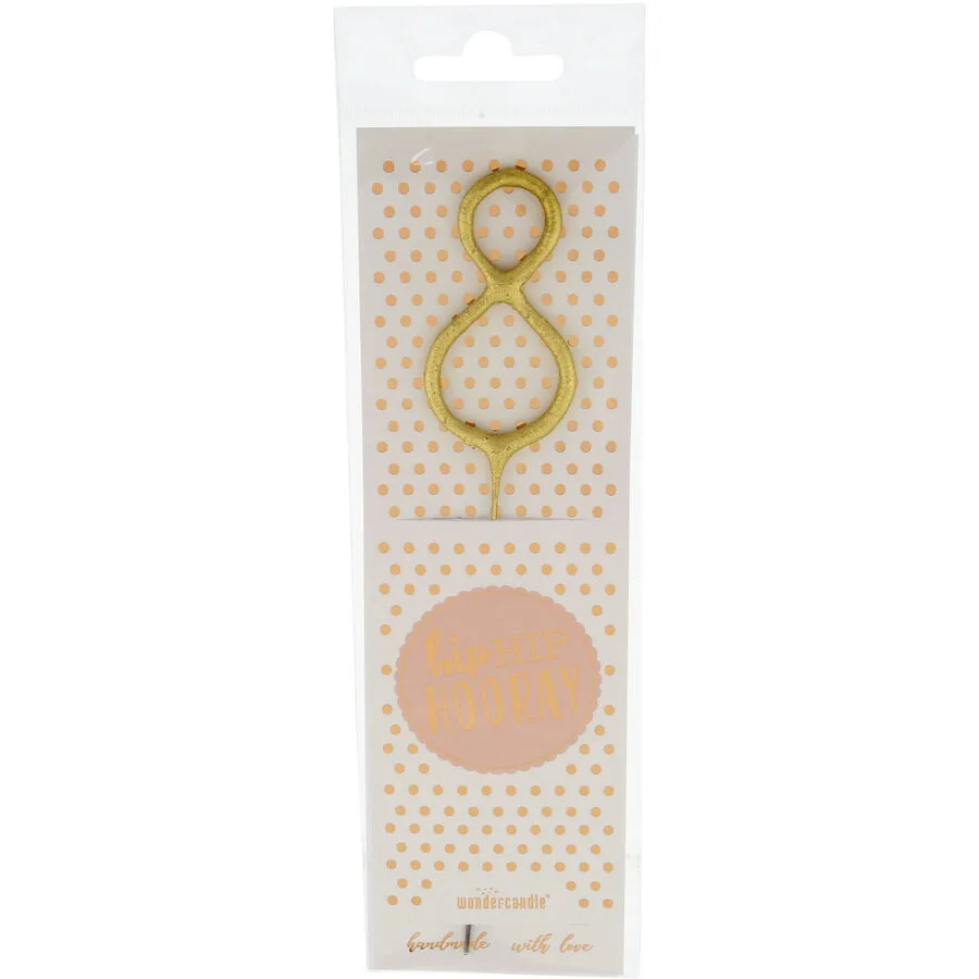 Tortendekoration Office gold Draht H 21.5 cm