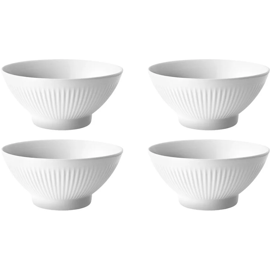 Schalen-Set Eva Solo Weiss Porzellan D 13 cm 4 Stk