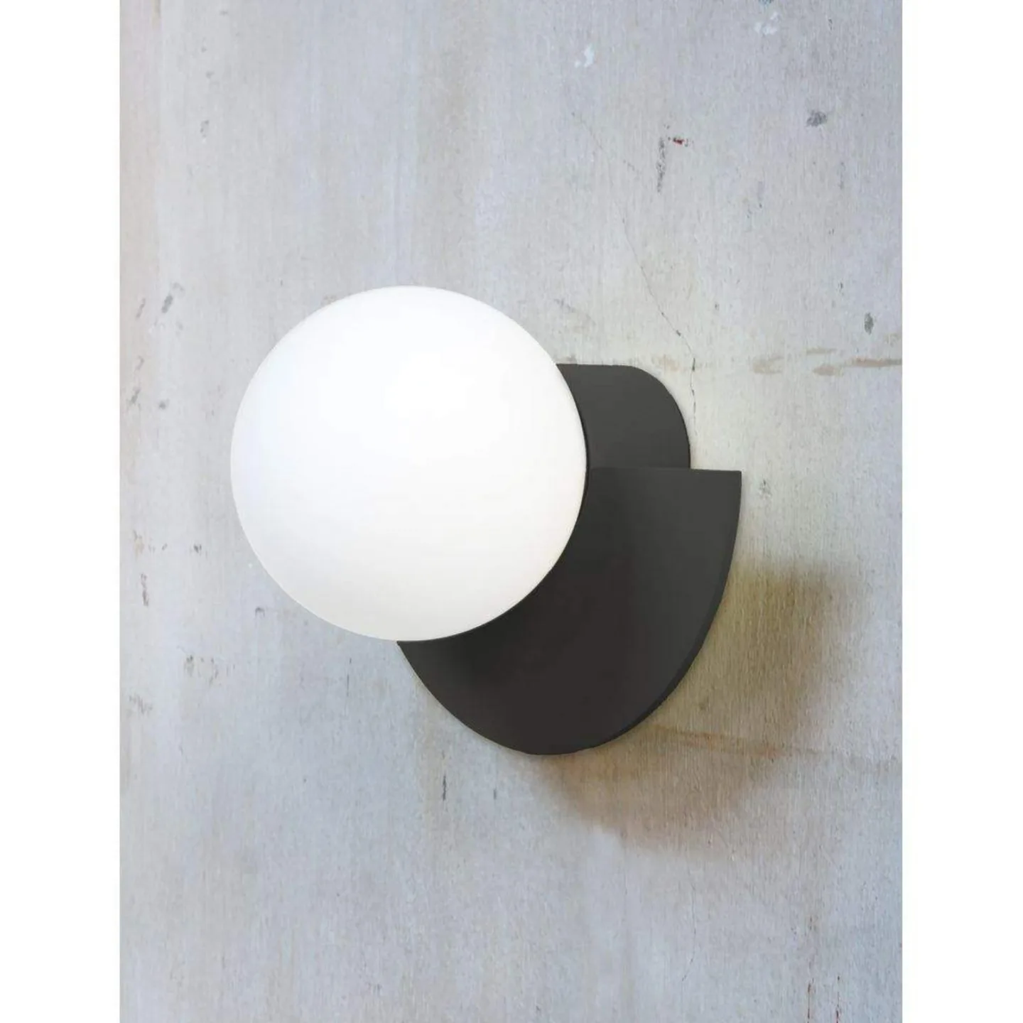 Candy Little Circle 180 S Wandlampe, schwarz - Swedish Ninja - Wohnzimmer - Metall