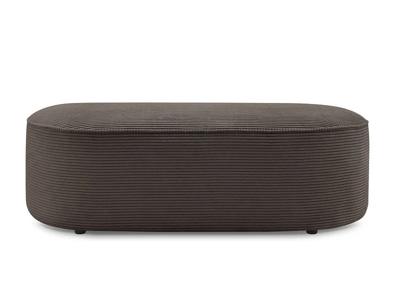 Hocker BOBOCHIC ROUSSEAU 70x140x45cm cord-stoff rotbraun