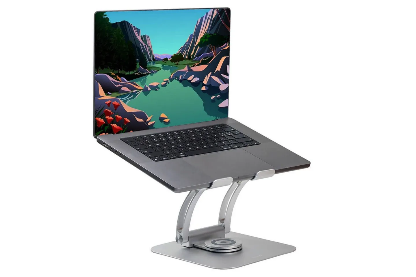 Laptopställ Desire2 Supreme Dual Pivot Plus Silver - Silver